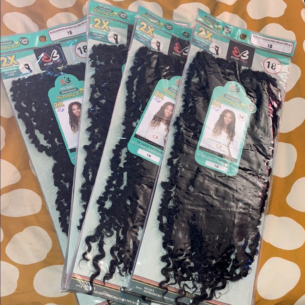Black Butterfly Loc Hair Extensions